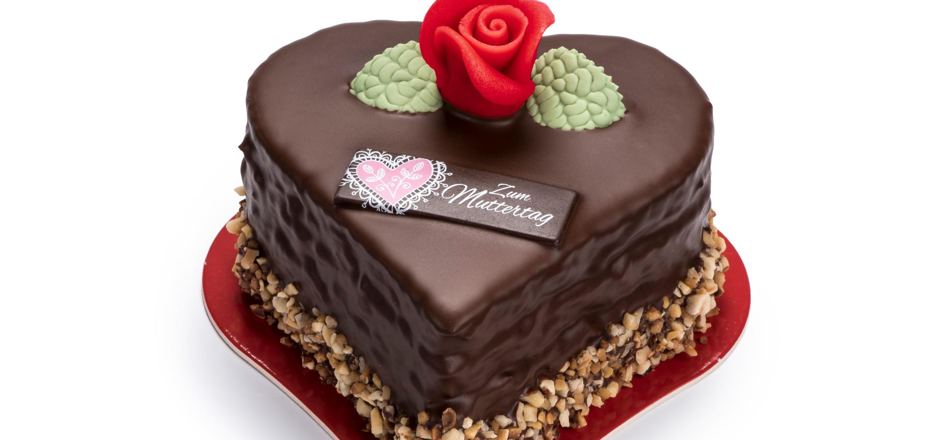 Muttertags-Herztorte