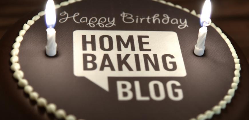 Geburtstagstorte zu 2 Jahre Homebaking Blog